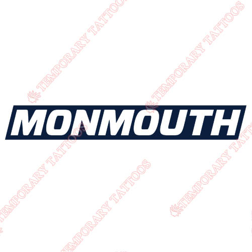Monmouth Hawks Customize Temporary Tattoos Stickers NO.5166